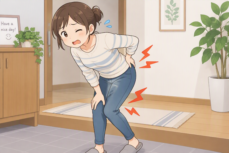 腰から足にかけて痛い
